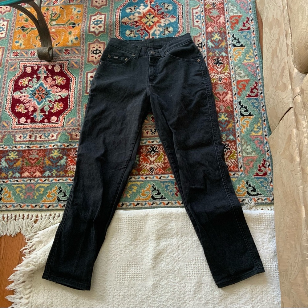 Vintage Lee Black High waisted jeans